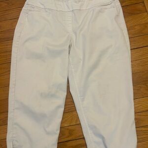 Westbound White Cropped Pants
